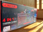 Gaming Set 4 in 1  Keyboard, Mouse, Headphone, Mousepad Combo pack
